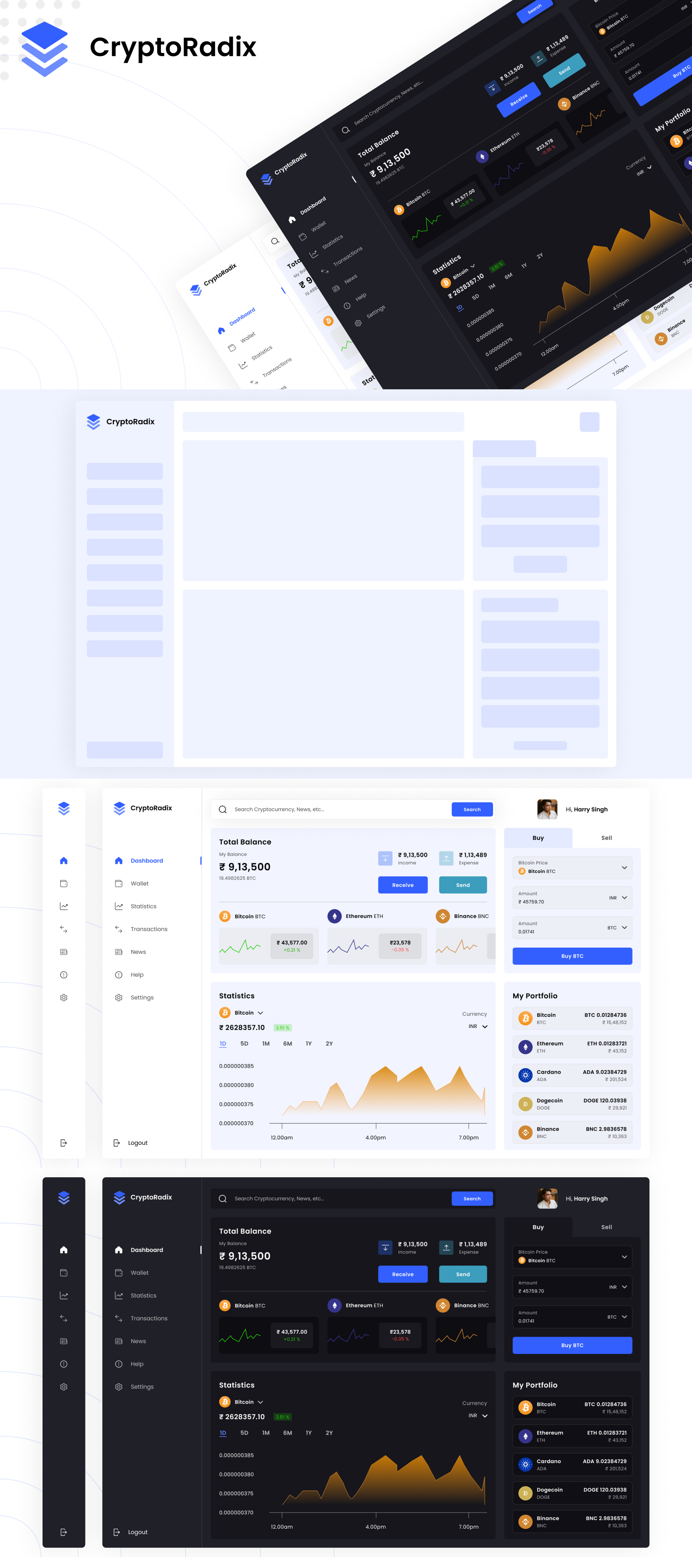 CryptoRadix UI