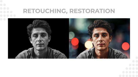 Retouching, Restoration