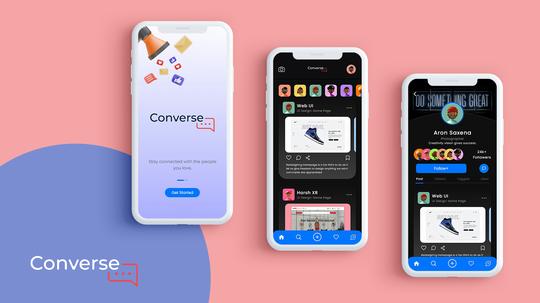 Converse Social Media App UI